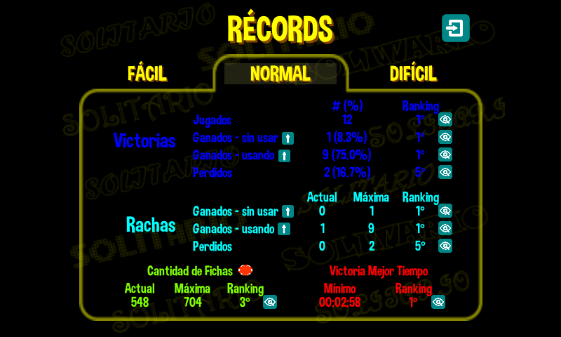 Solitario Estrella Captura de tela 4