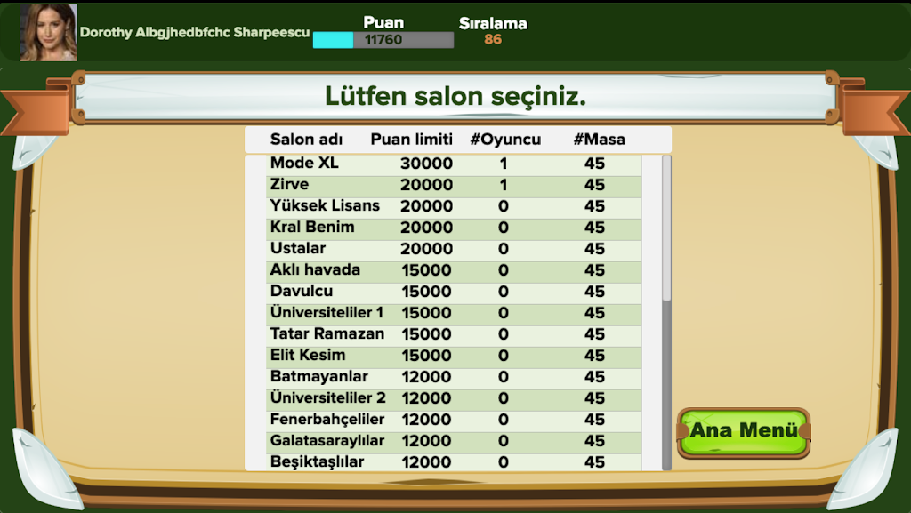 Eşli Batak Online Schermafbeelding 3