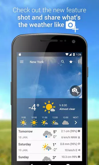 3B Meteo - Weather Forecasts স্ক্রিনশট 1