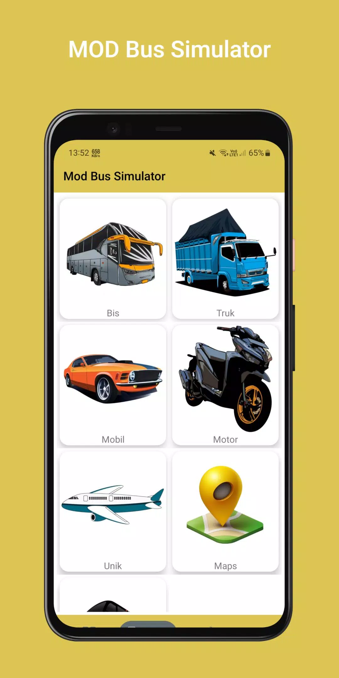 MOD Bus Simulator Indonesia Tangkapan skrin 1