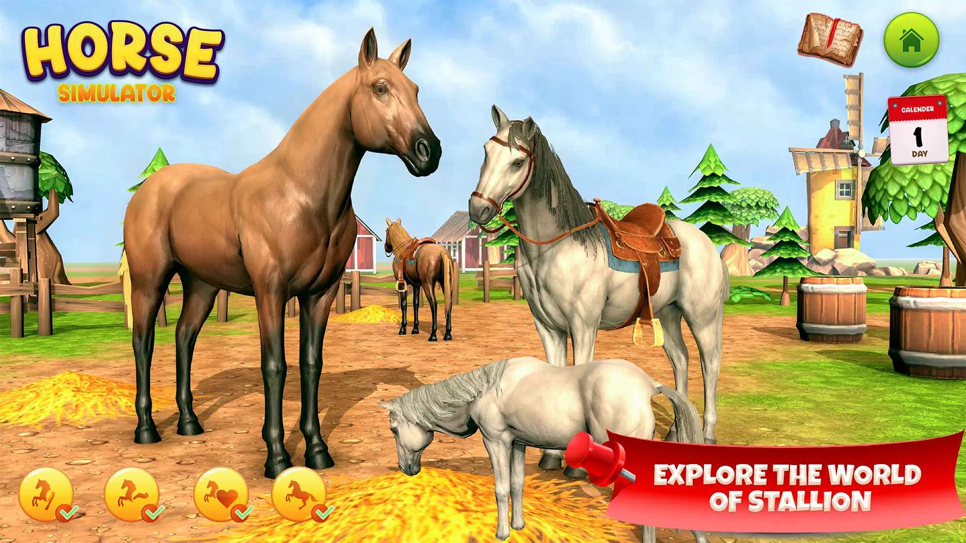 Horse Simulator Family Game 3D應用截圖第4張