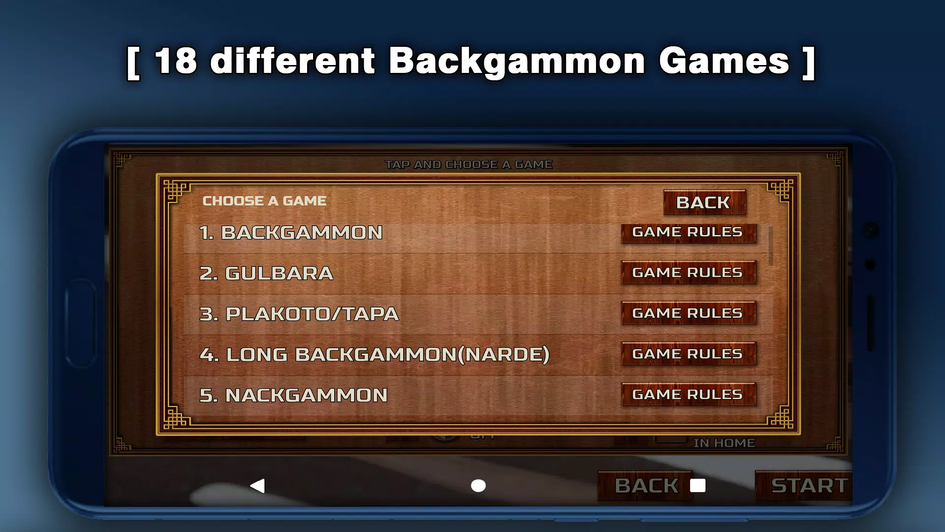 Backgammon - 18 Board Games 스크린샷 2