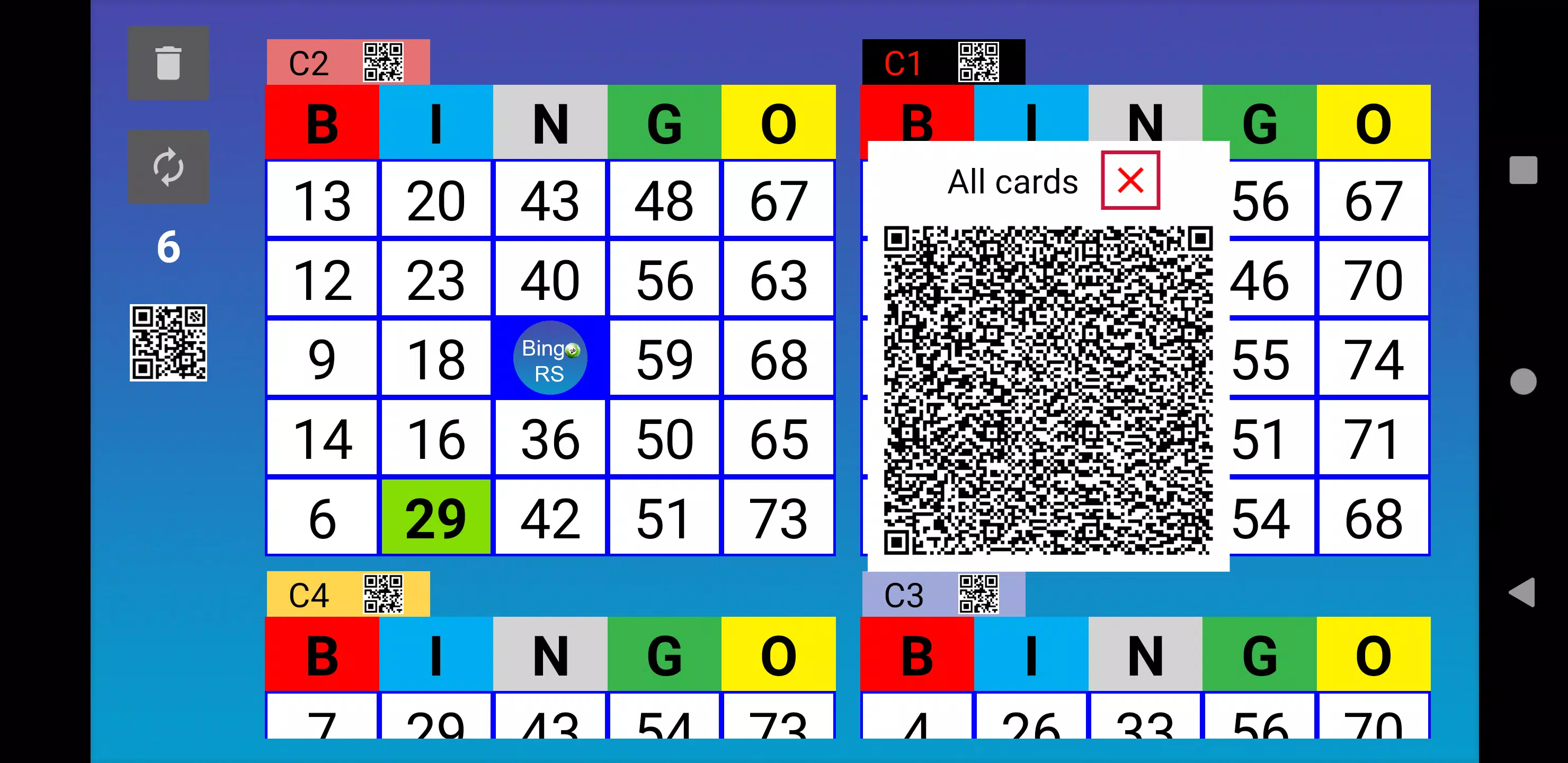 Bingo RS Cards应用截图第3张