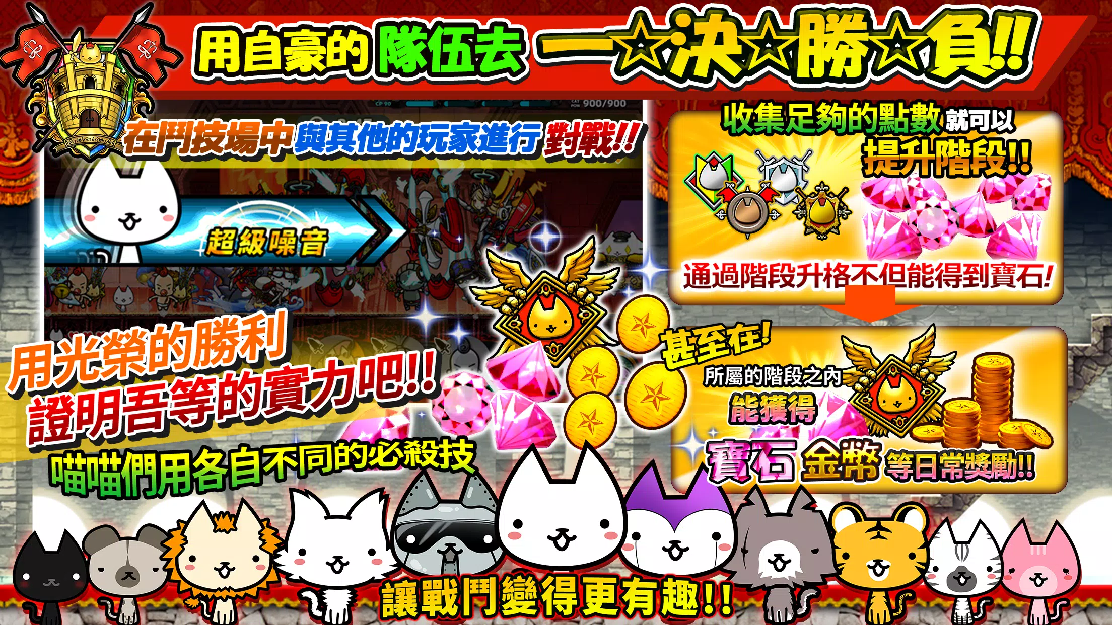 進擊的喵喵 - 貓咪養成塔坊遊戲 Screenshot 4
