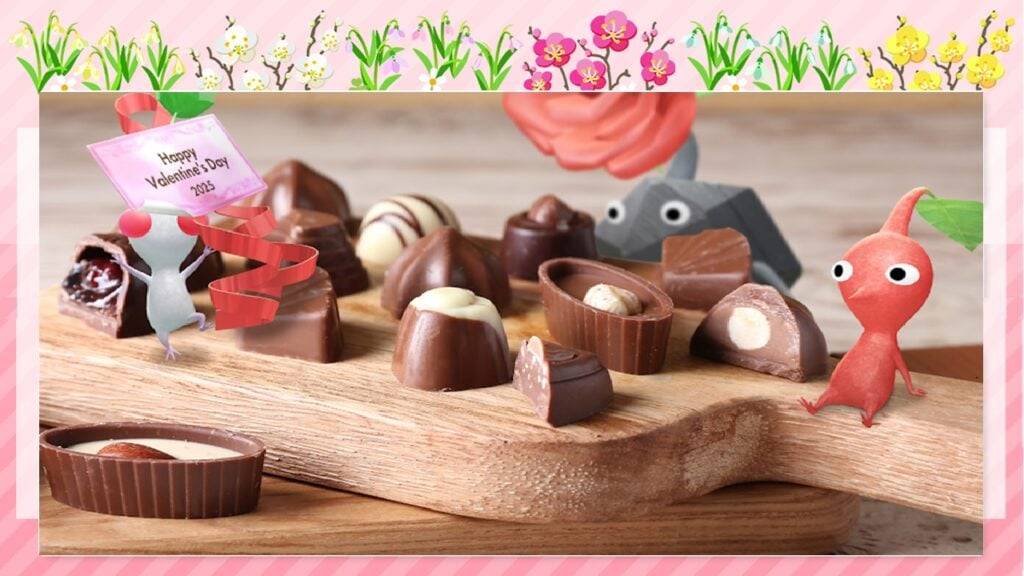 Valentine's Day Blossoms with Love and Chocolate in Pikmin Bloom