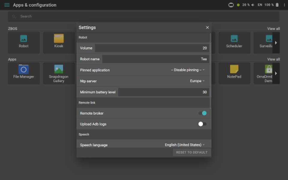ZBOS Control Tangkapan skrin 4