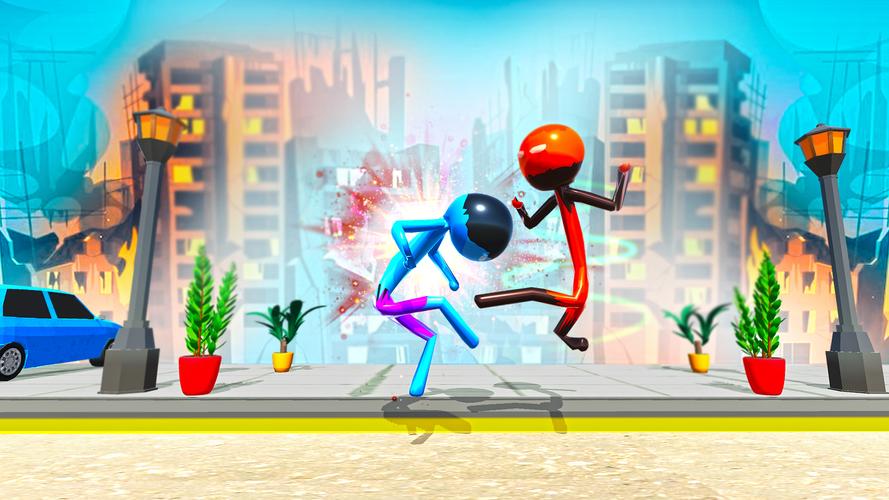 Stickman Ninja Fight: Ropehero Captura de pantalla 3