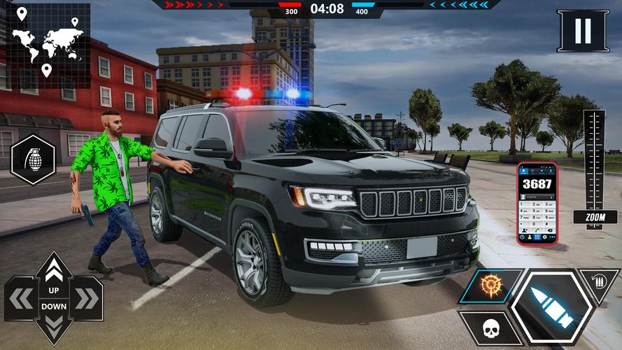 US police Cars Transport truck スクリーンショット 1