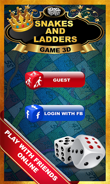 Snakes And Ladders Star:2019 New Dice Game 스크린샷 1