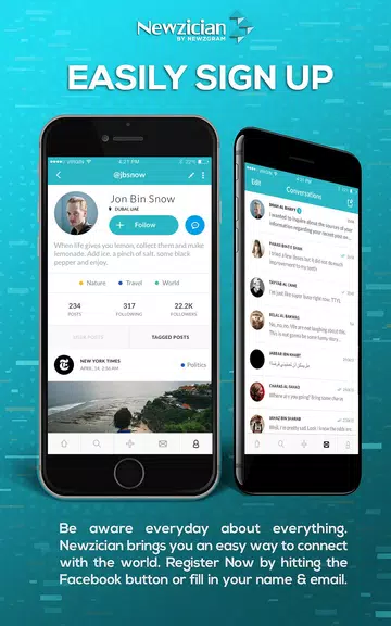 Newzician - Social news app Ekran Görüntüsü 2