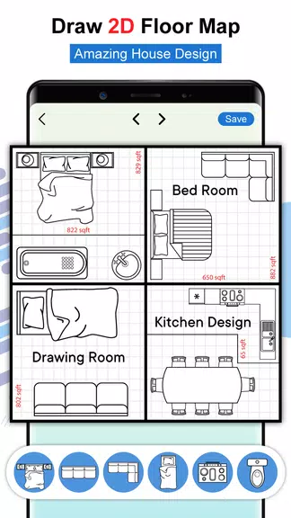 House Design Floor Plan App 3D Ảnh chụp màn hình 3