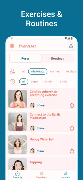 Face Yoga Exercise - Faceauty スクリーンショット 2