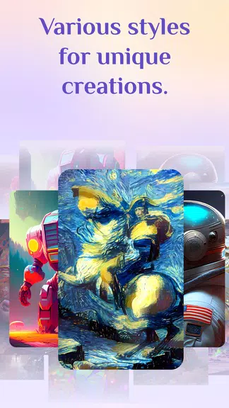 Schermata Dream AI Art Generator Wonder 2
