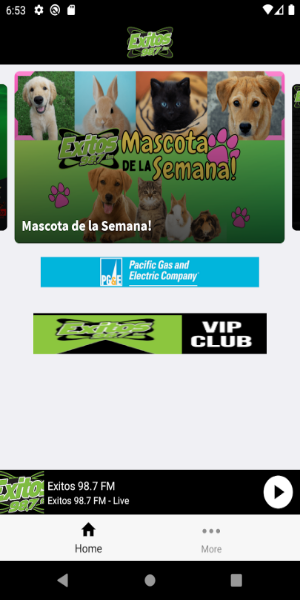 Exitos 98.7 Screenshot 2