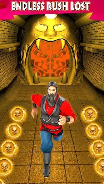 Lost Temple Castle Frozen Run Mod Скриншот 1