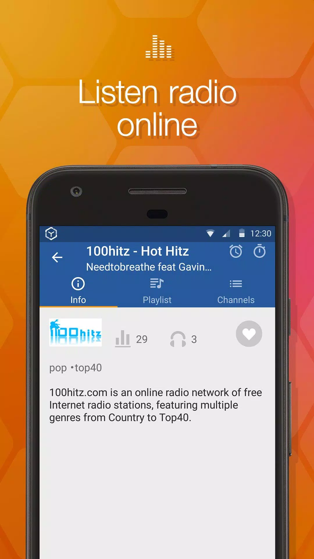 Online Radio Box radio player 스크린샷 2