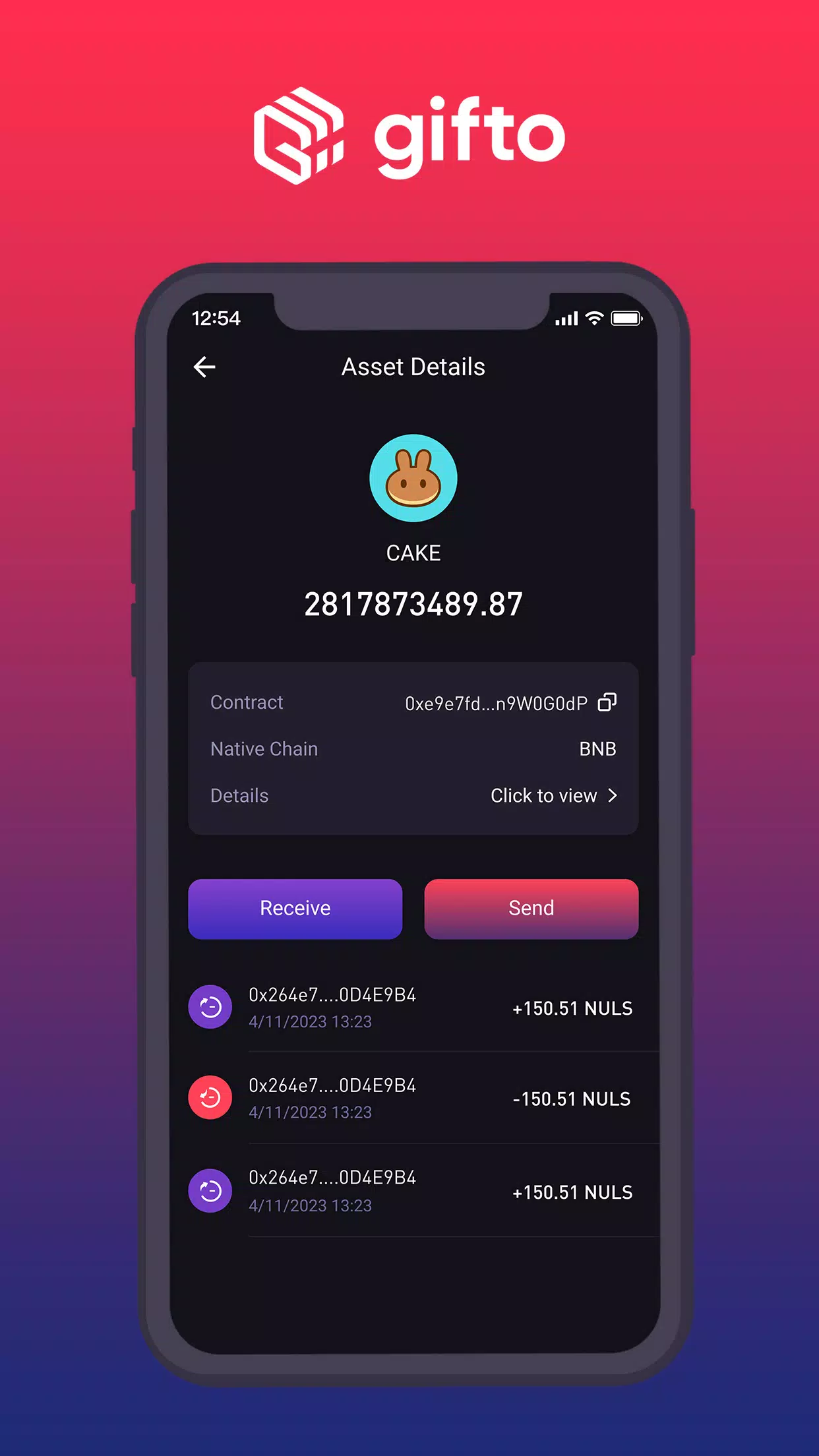 GFT Wallet应用截图第3张