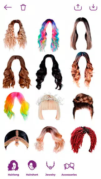 Woman Hairstyle Photo Editor Screenshot 1