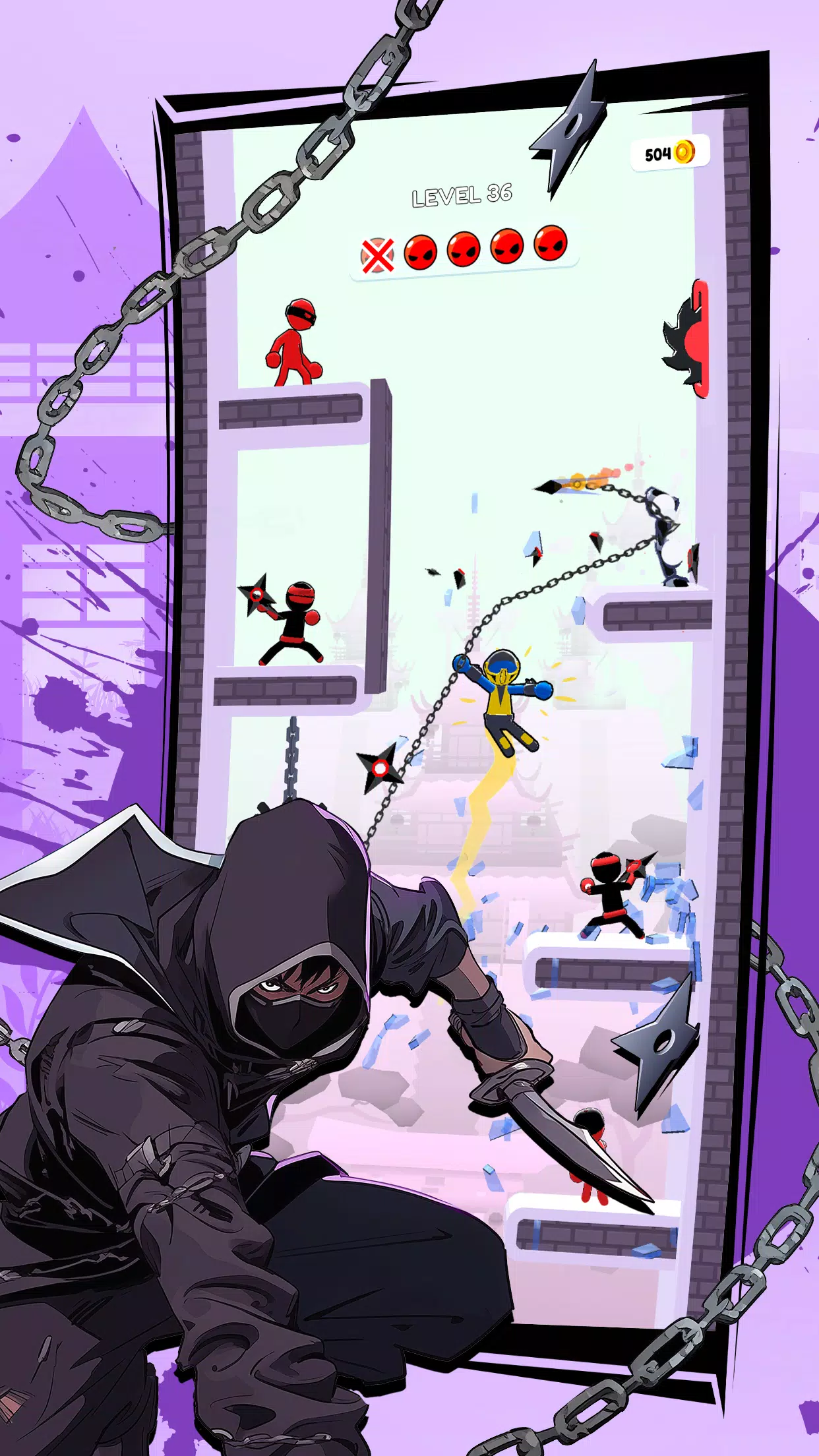 Stickman Teleport Master 3D Screenshot 1