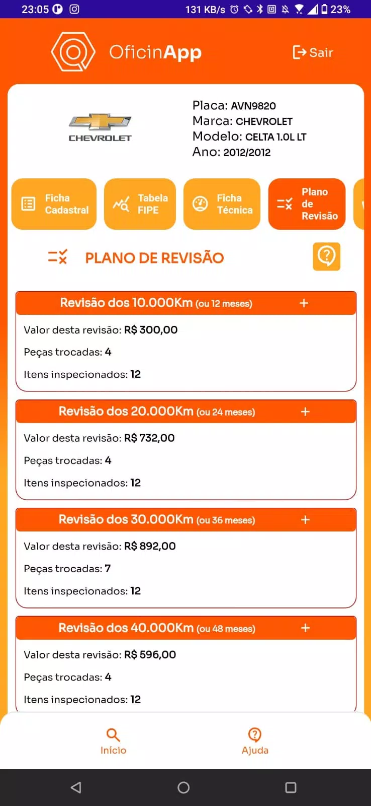 OficinApp Screenshot 3