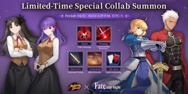 Mahjong Soul Launches Fate/stay night Collaboration