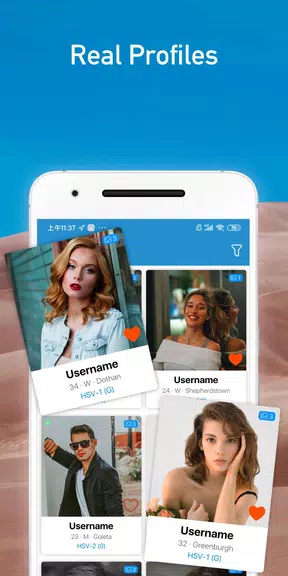 Positive Match: Herpes Dating Ảnh chụp màn hình 2
