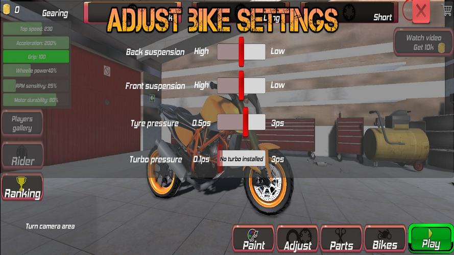 Drag Bikes 3 Скриншот 3