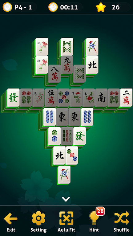 Mahjong Solitaire - Oriental Journey Скриншот 1
