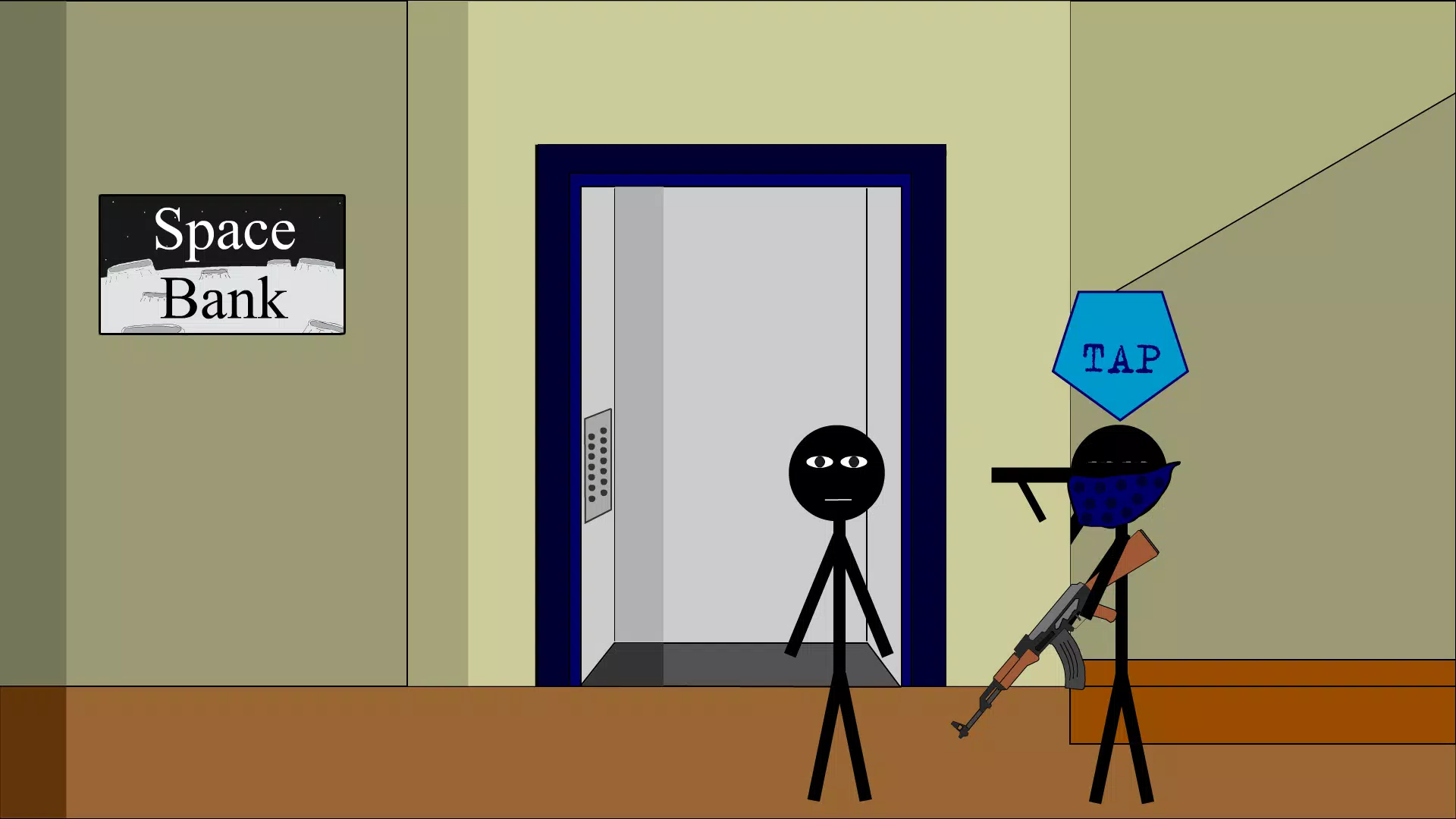 Stickman Escape Lift ဖန်သားပြင်ဓာတ်ပုံ 2