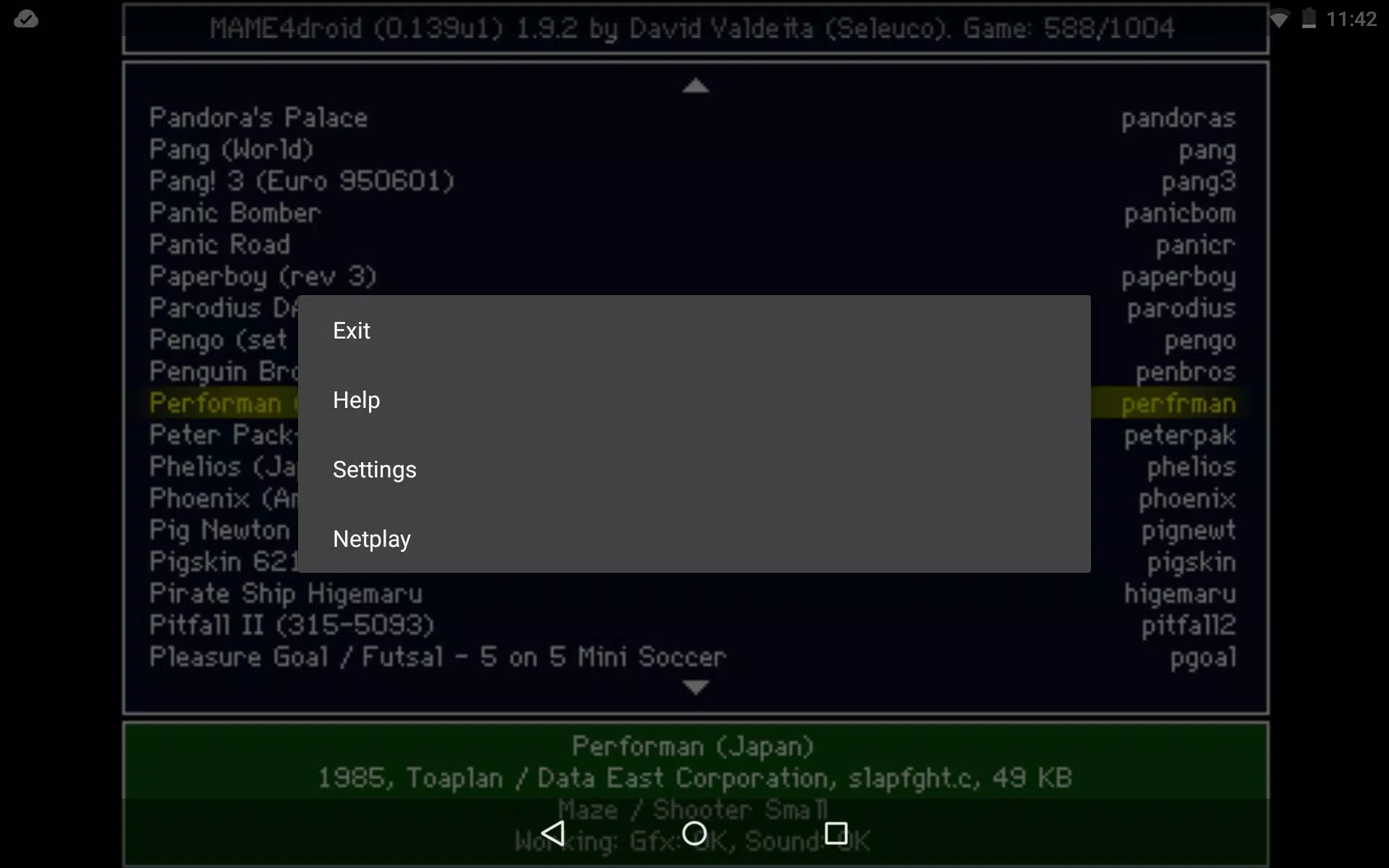 MAME4droid  (0.139u1)应用截图第4张