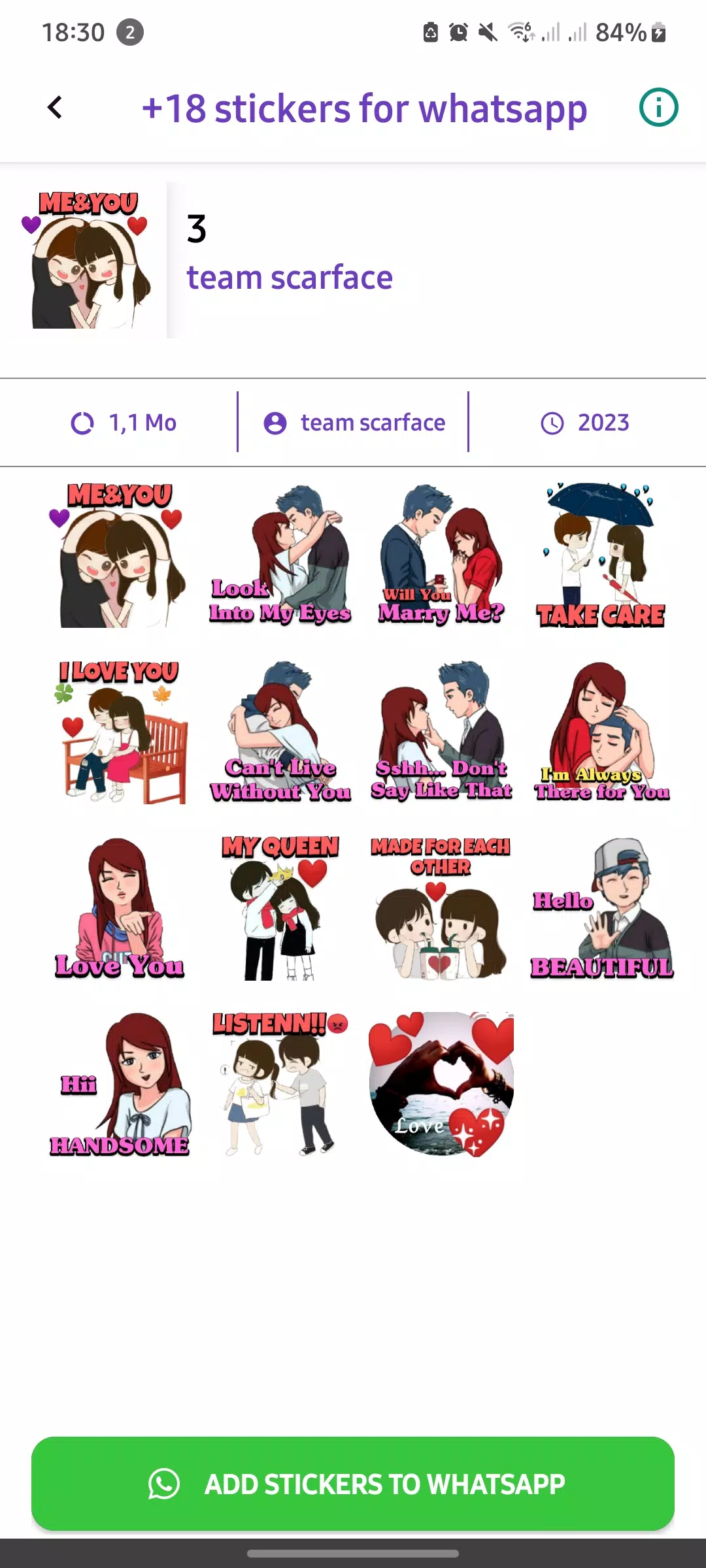 +18 Stickers For WhatsApp ဖန်သားပြင်ဓာတ်ပုံ 3