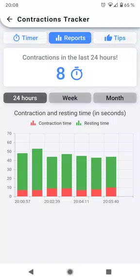 Contractions Tracker應用截圖第2張