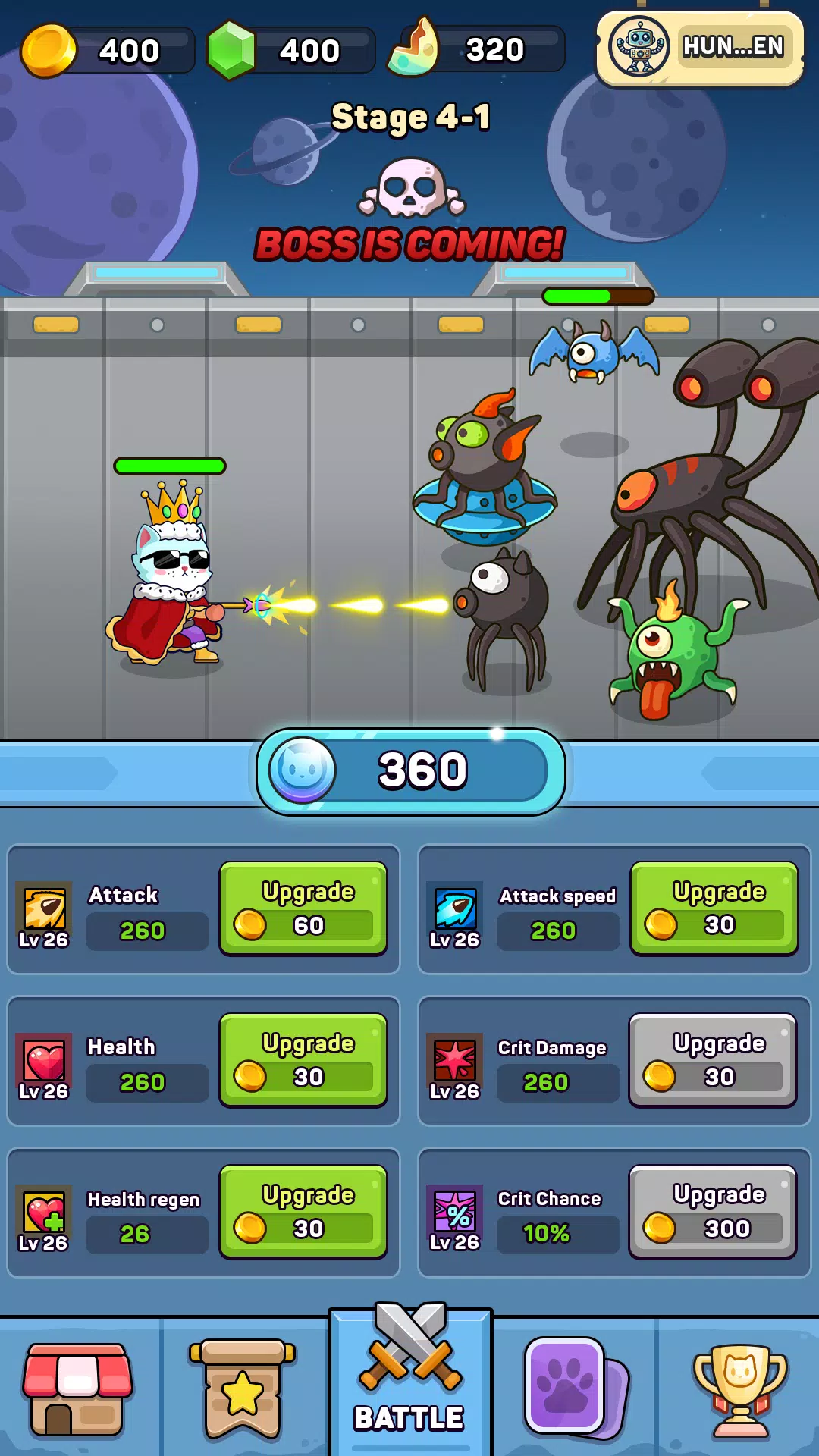 Cat Battle 스크린샷 2