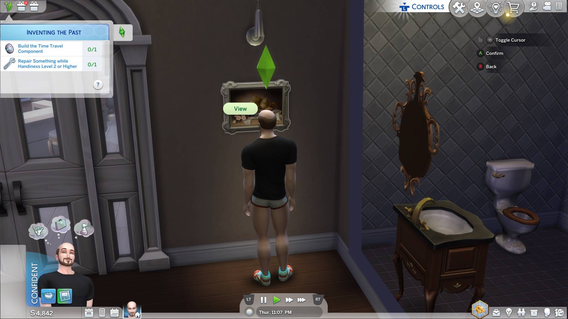 Come studiare una visualizzazione storica in The Sims 4 Blast dall'evento passato