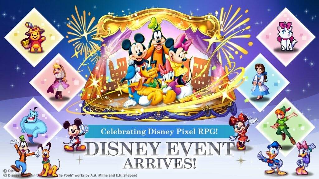 Disney and Puzzle & Dragons Launch Magical Pixel RPG Collaboration