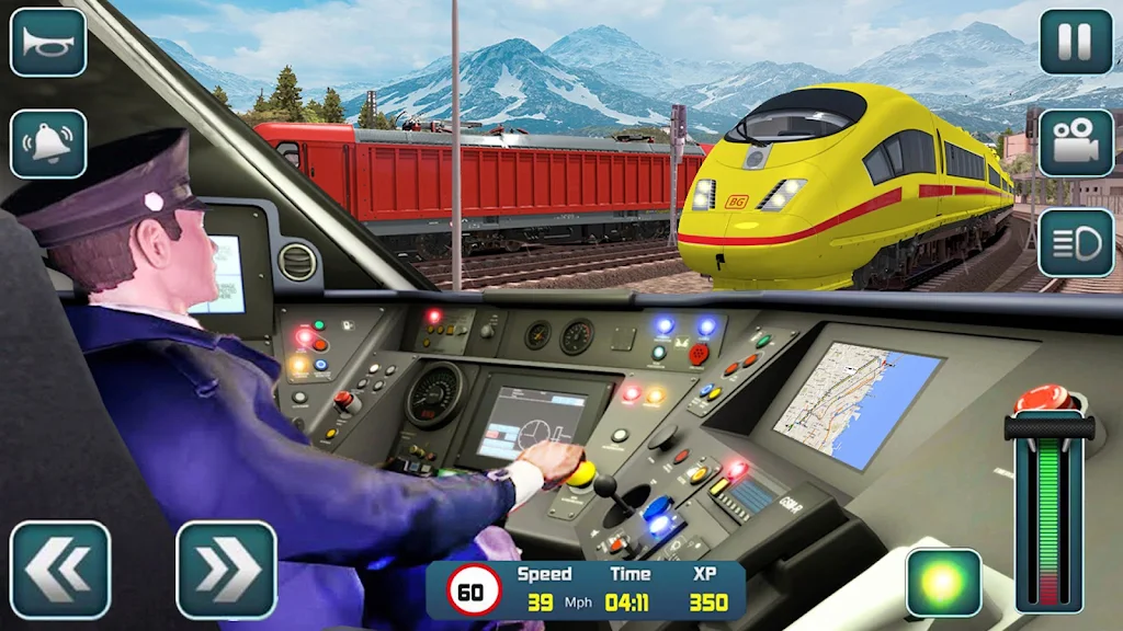 Schermata Euro Train Driver Train Games 1