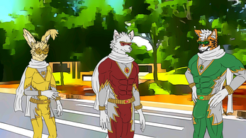 Hyper Shining Heroes - Furry Visual Novel應用截圖第2張