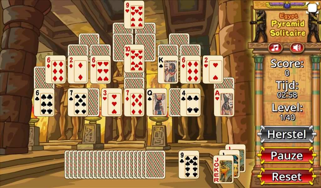 Egypt Pyramid Solitaire Captura de pantalla 2