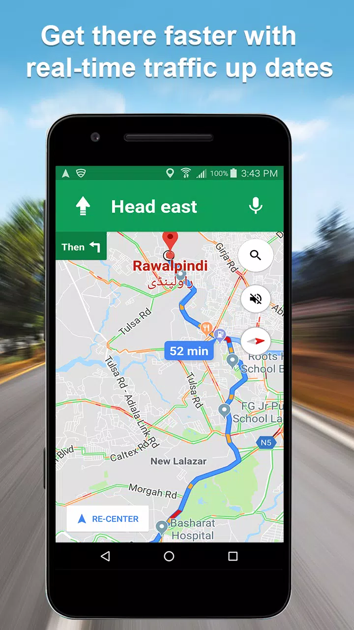 Maps GPS Navigation Route Directions Location Live Captura de pantalla 2