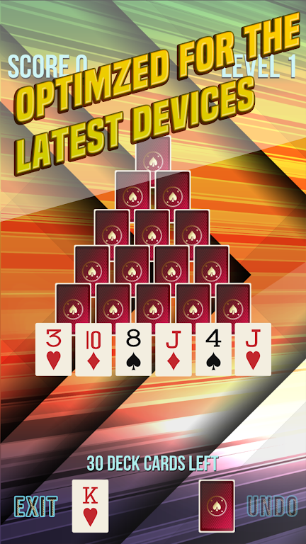 Pyramid Solitaire Supreme應用截圖第1張