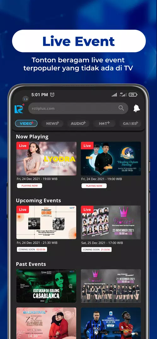 RCTI+ Superapp Captura de tela 4