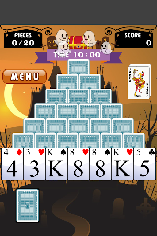 Pyramid Solitaire on Halloween應用截圖第3張