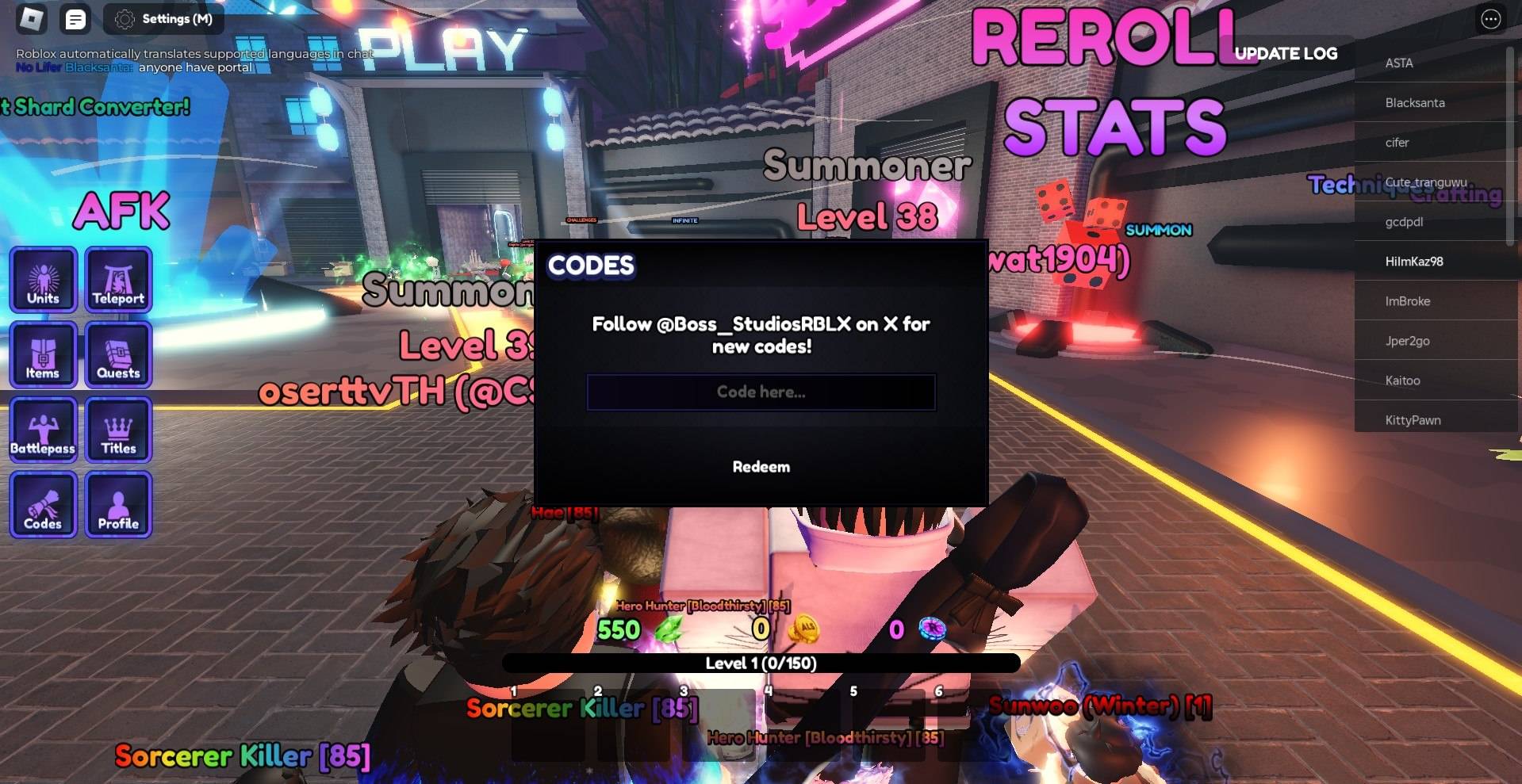 Anime Last Stand: Pinakabagong Redeem Codes Nabunyag