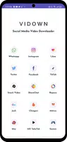 Video downloader - Vidown Capture d’écran 1