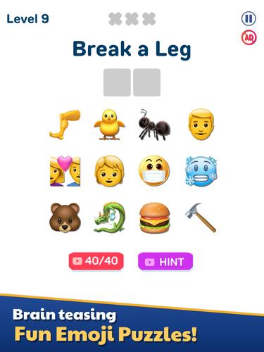 Emoji Quiz ဖန်သားပြင်ဓာတ်ပုံ 1