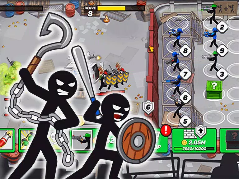 Stickman Defenders: Stick War应用截图第4张