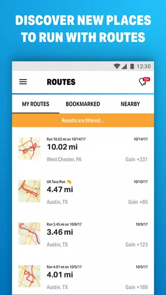 使用 Map My Run 記錄跑步應用截圖第3張