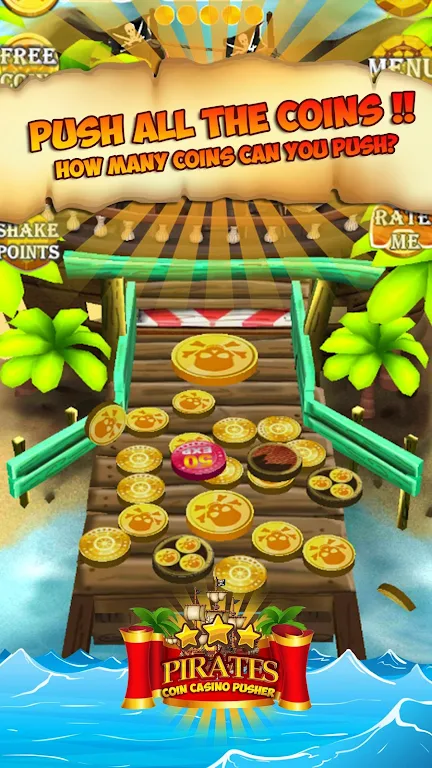 Pirates Coin Casino Pusher 스크린샷 2
