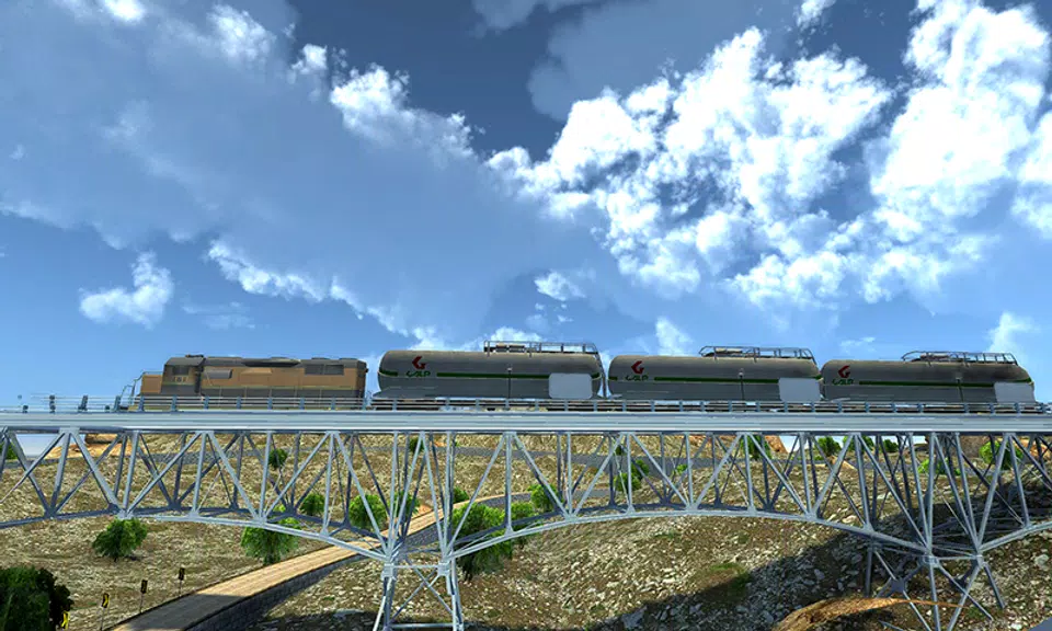 Oil Tanker Train Driving Sim应用截图第4张