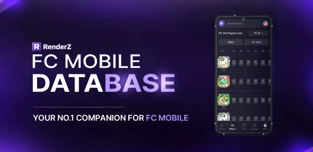 RenderZ: FC Mobile 24 Database スクリーンショット 1